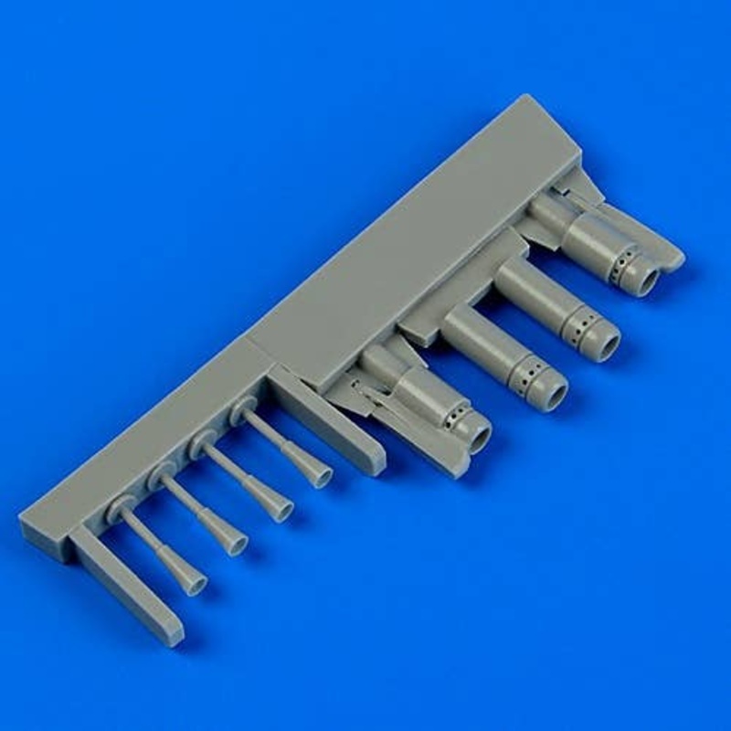 1/48 F4U-5 Corsair Night Gun Barrels (for Hobby Boss)
