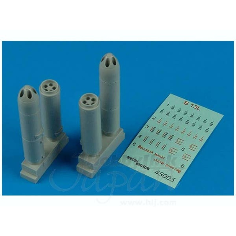 1/48 B-13L Soviet Rocket Launchers (Su-17/22/24/25/27 MiG 23/27/29)