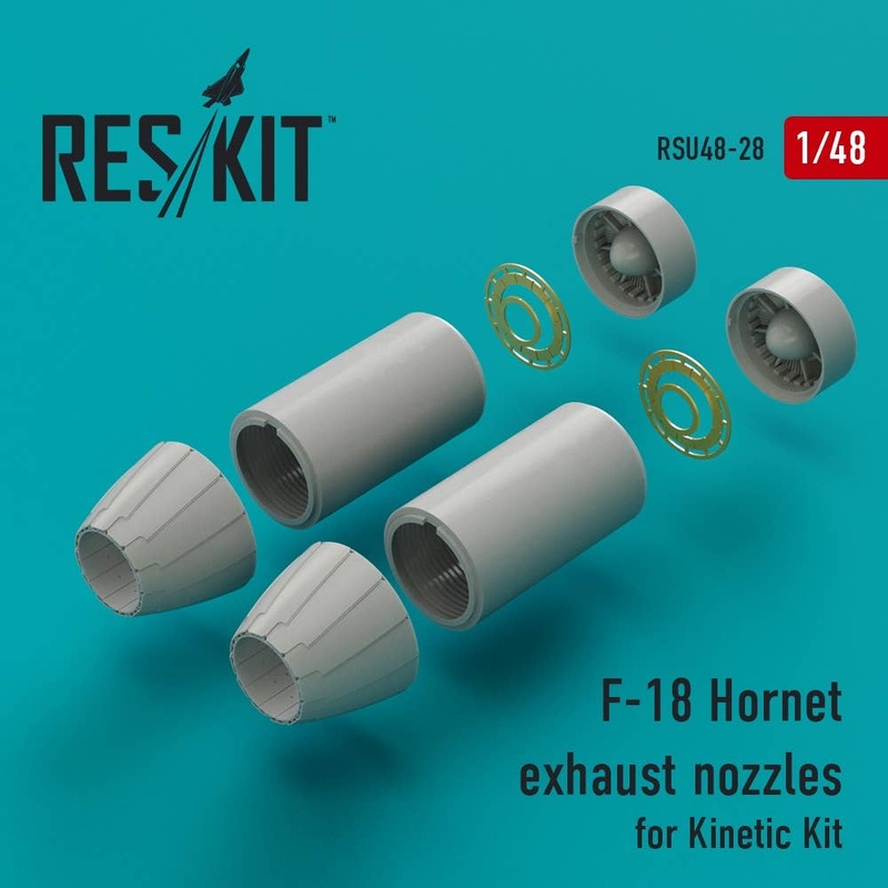 1/48 F-18 Hornet Exhaust Nozzles (for Kinetic)