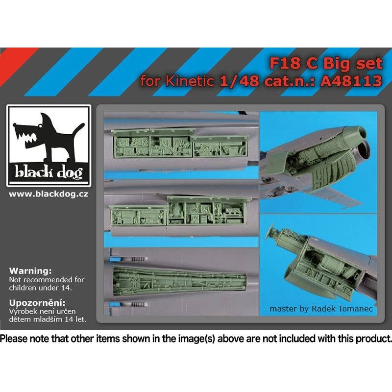 1/48 F-18C Big Set (Haua48109-A48112) for Kinetic