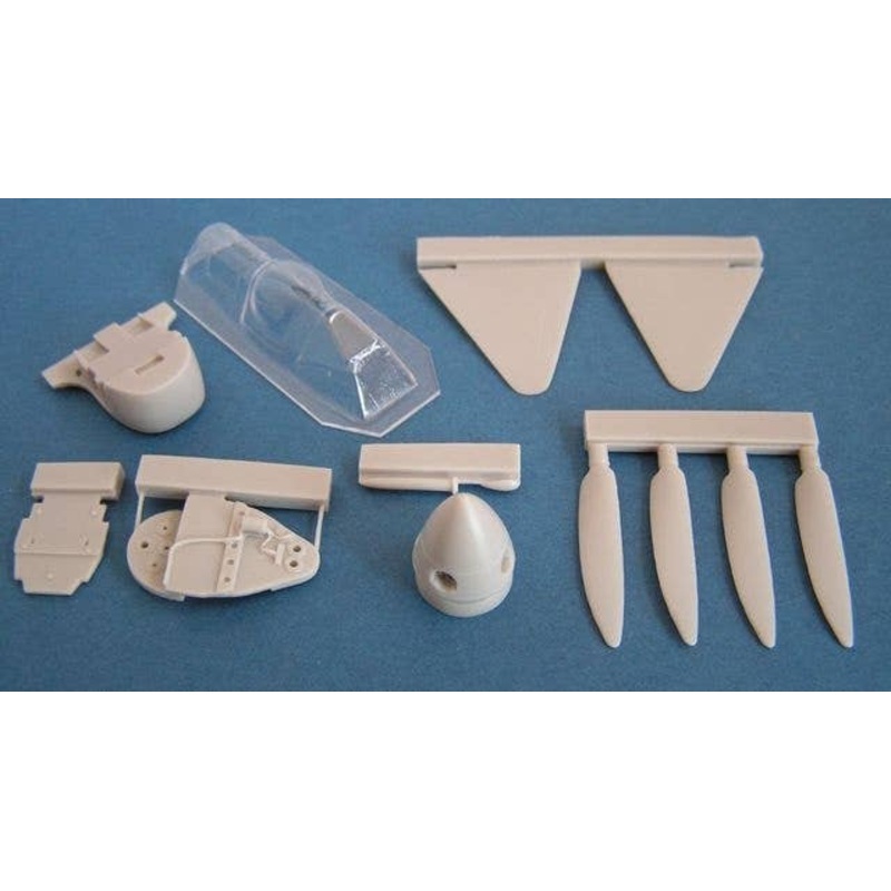 1/48 Spitfire HF Mk. VI + Vacu Canopy + Decal Sheet for Airfix