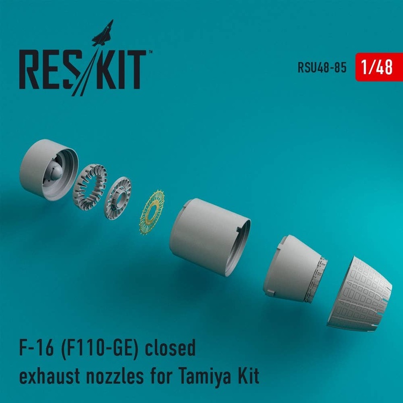 1/48 F-16 (F110-GE) Closed Exhaust Nozzles (for Tamiya)