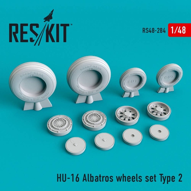 1/48 HU-16 Albatros wheels set Type 2