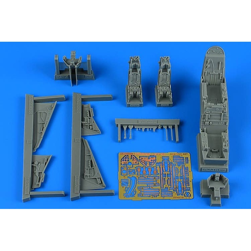 1/48 Harrier T.4/T.4A cockpit set (for KINETIC)