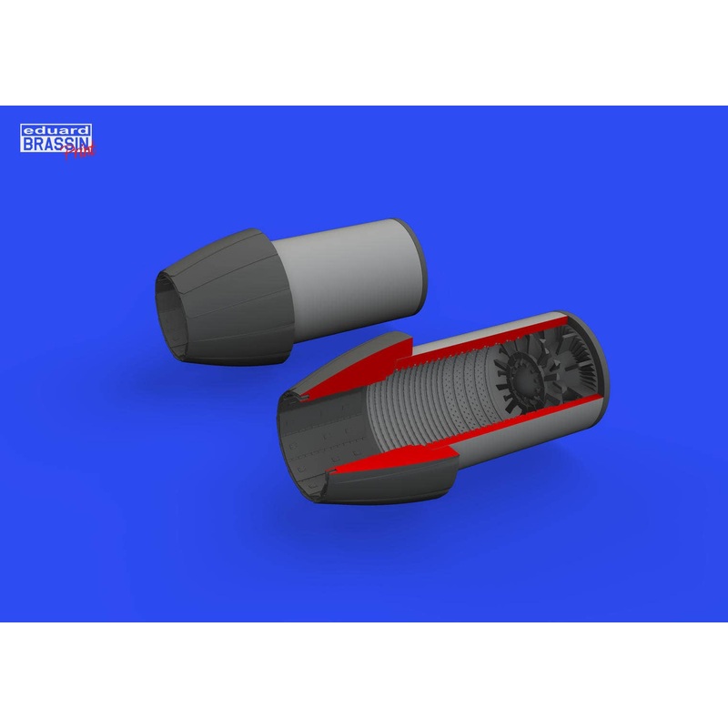 1/48 F/A-18E,F Exhaust Nozzles PRINT Brassin (for MENG)