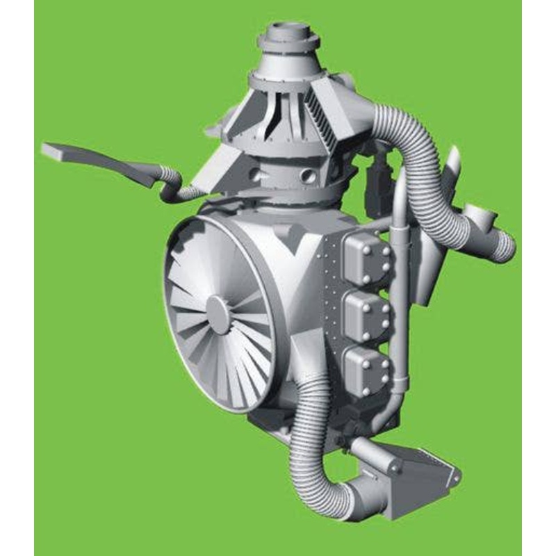 1/48 O-335 Piston engine (for UH-12 Raven kits)