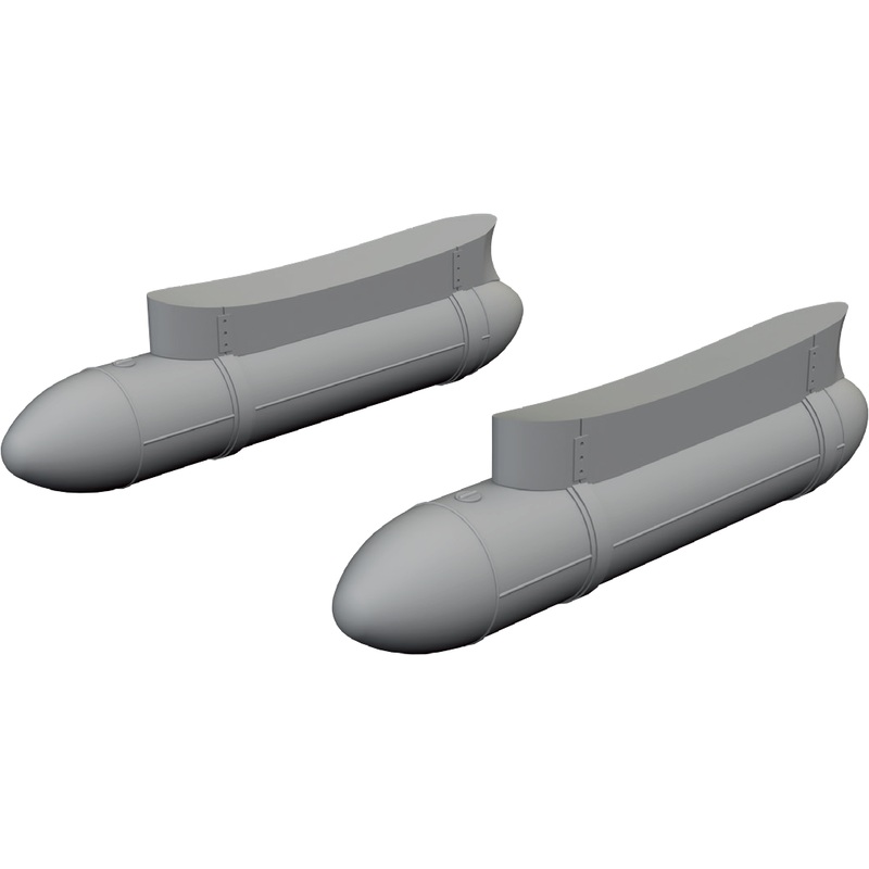1/48 Typhoon Mk.Ib Fuel Tanks (for Eduard/Hasegawa)