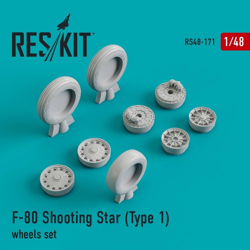 1/48 F-80 Shooting Star (Type 1) Wheels Set