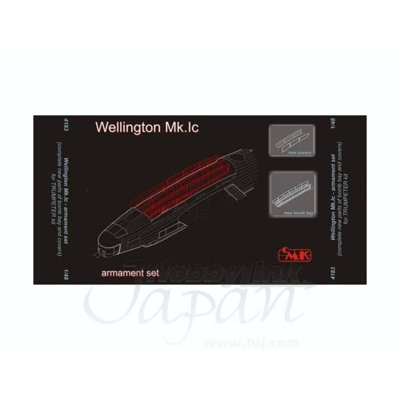 1/48 Wellington MK.Ic Armament Set for Trumpeter