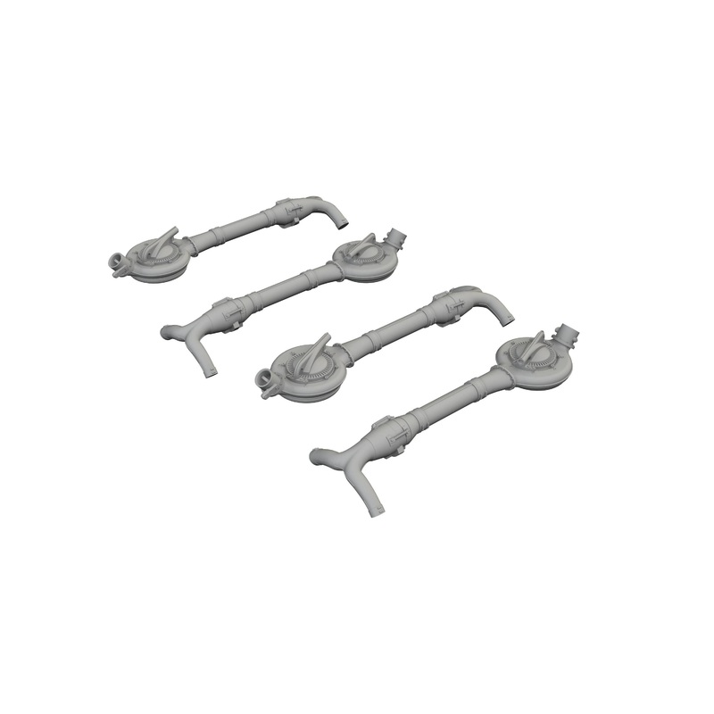 1/48 B-24D turbochargers (For Hobby Boss)