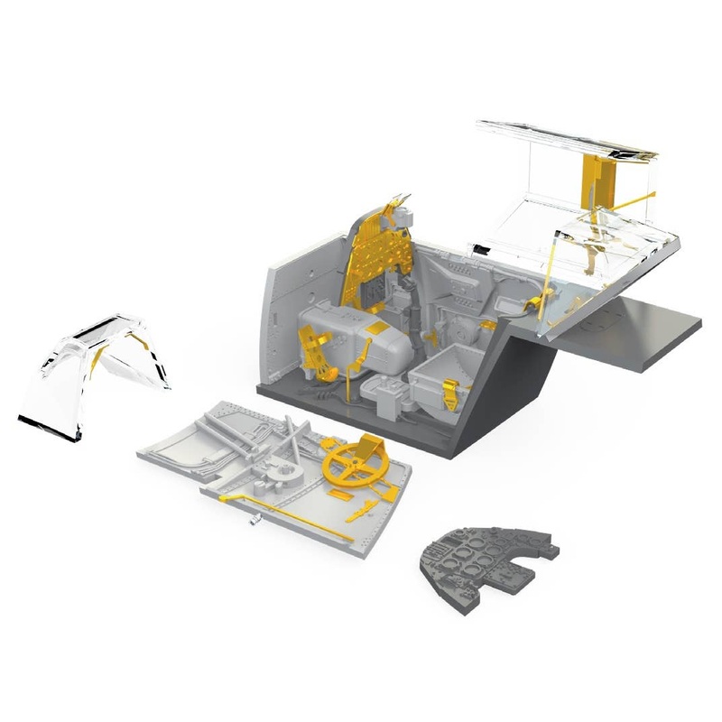 1/48 Bf 109F Cockpit (Eduard, Hasegawa)