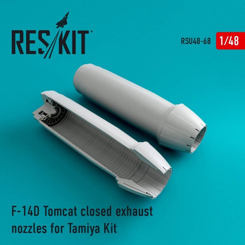 1/48 F-14D Tomcat Closed Exhaust Nozzles (for Tamiya)