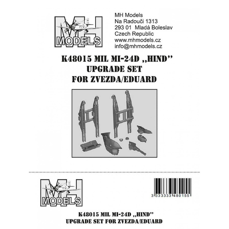 1/48 Mi-24D Hind upgrade set for Zvezda/Eduard