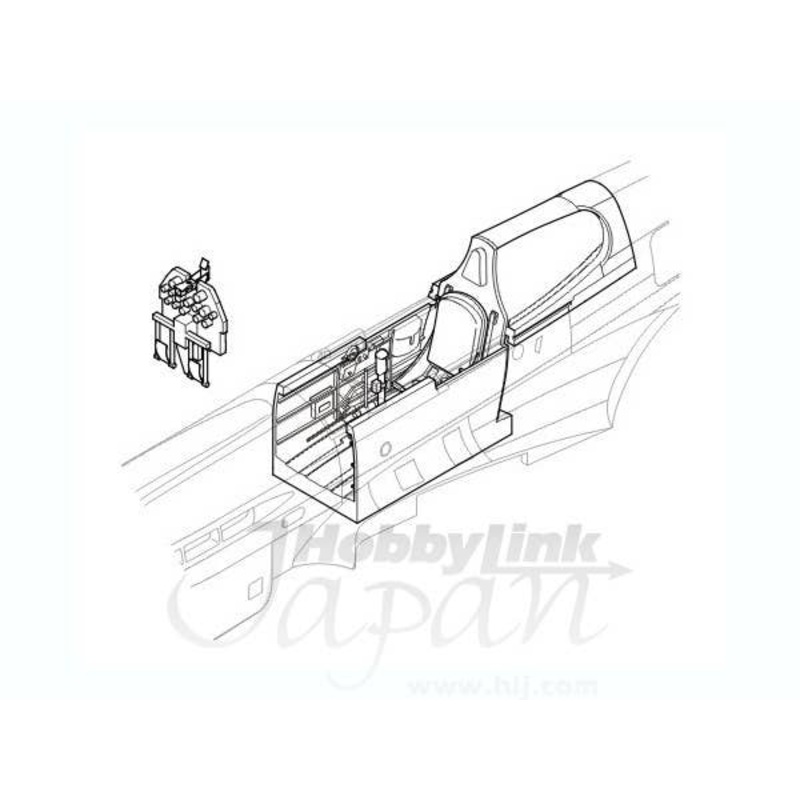 1/48 P-40E Warhawk Interior Set (for Hasegawa)
