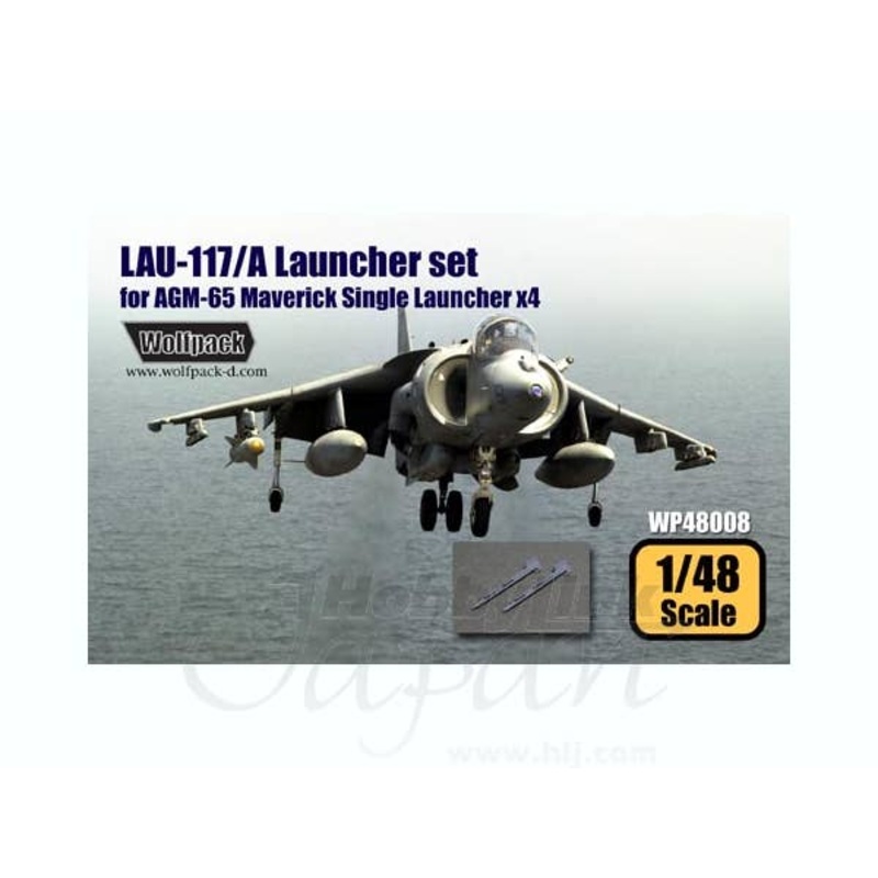 LAU-117/A Launcher Set (for Hasegawa 1/48 F-16A/B)