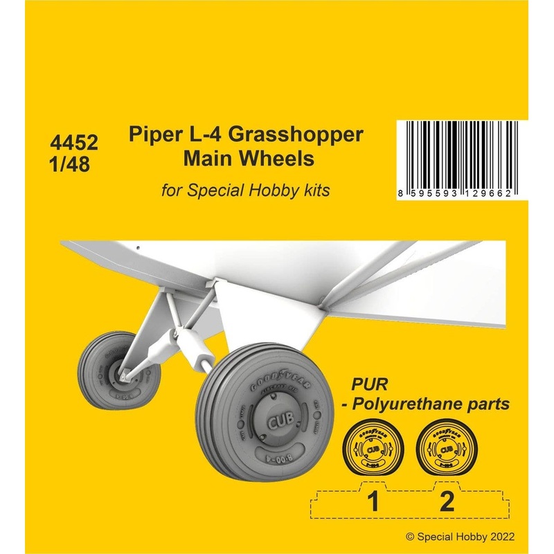1/48 L-4 Grasshopper Main Wheels
