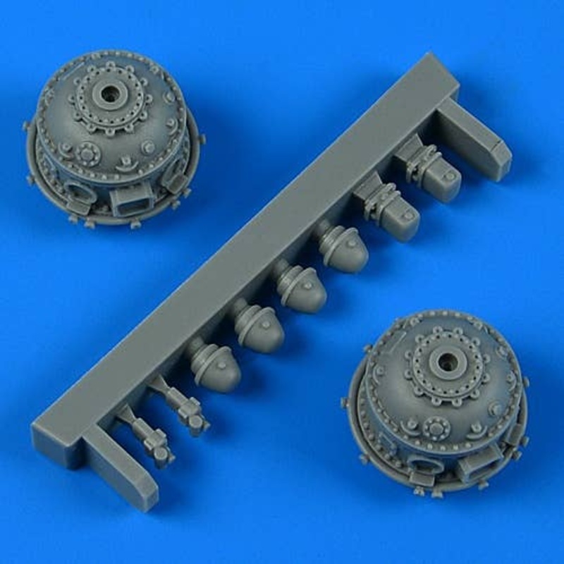 1/48 B-26K Invader engine reductors (for ICM)