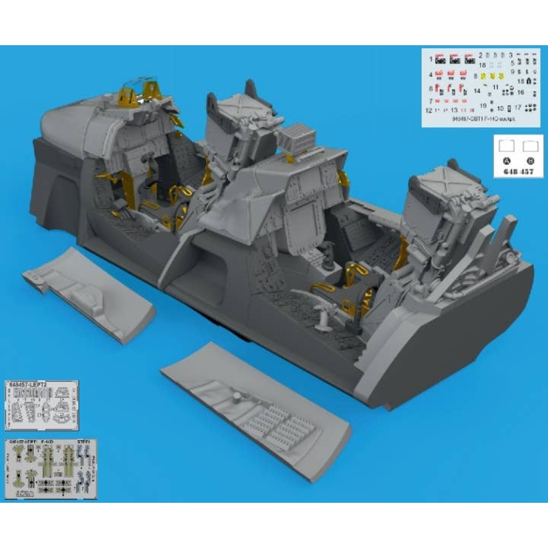1/48 F-14D Cockpit (for Tamiya)