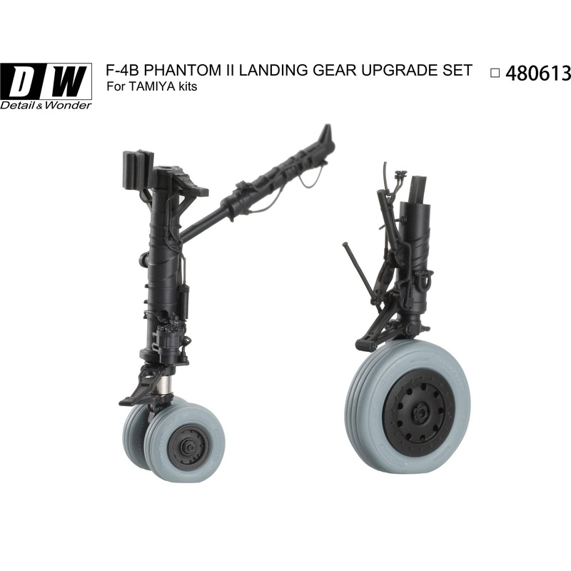 1/48 F-4B Phantom II Landing Gear Upgrade Set for TAMIYA Kit