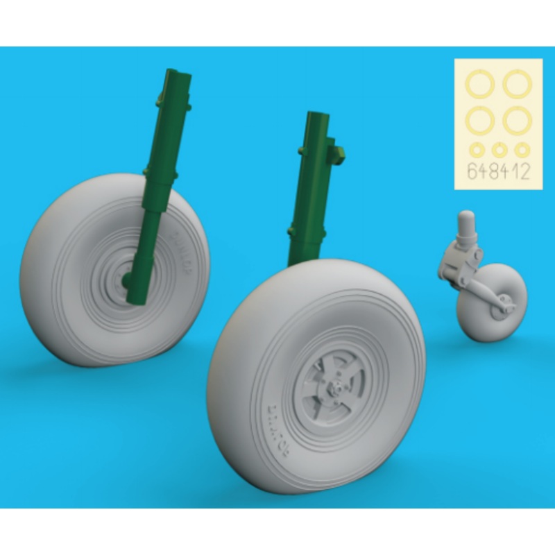 1/48 Typhoon Mk.Ib Wheels Early (for Eduard/Hasegawa)