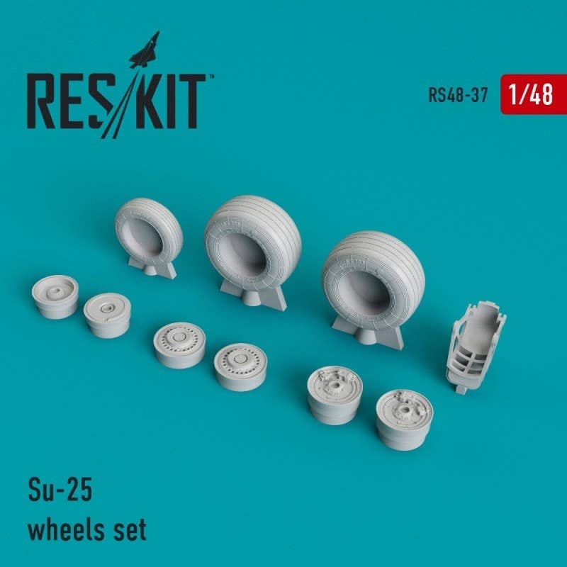 1/48 Su-25 wheels set