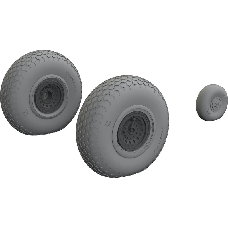 1/48 B-17F wheels cross tread