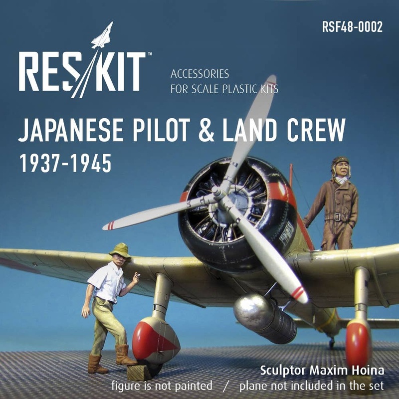 1/48 Japanese Pilot & Land Crew