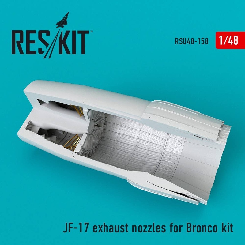 1/48 JF-17 exhaust nozzles for Bronco kit