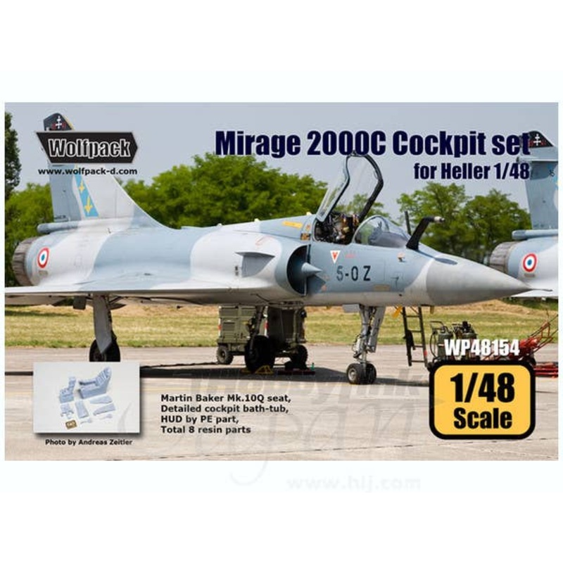 1/48 Mirage 2000C Cockpit Set (for Heller)