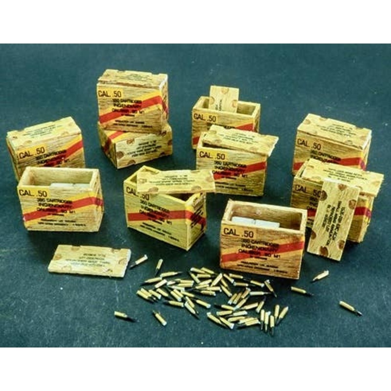 1/48 US Ammunition Boxes with Cartons of Charges