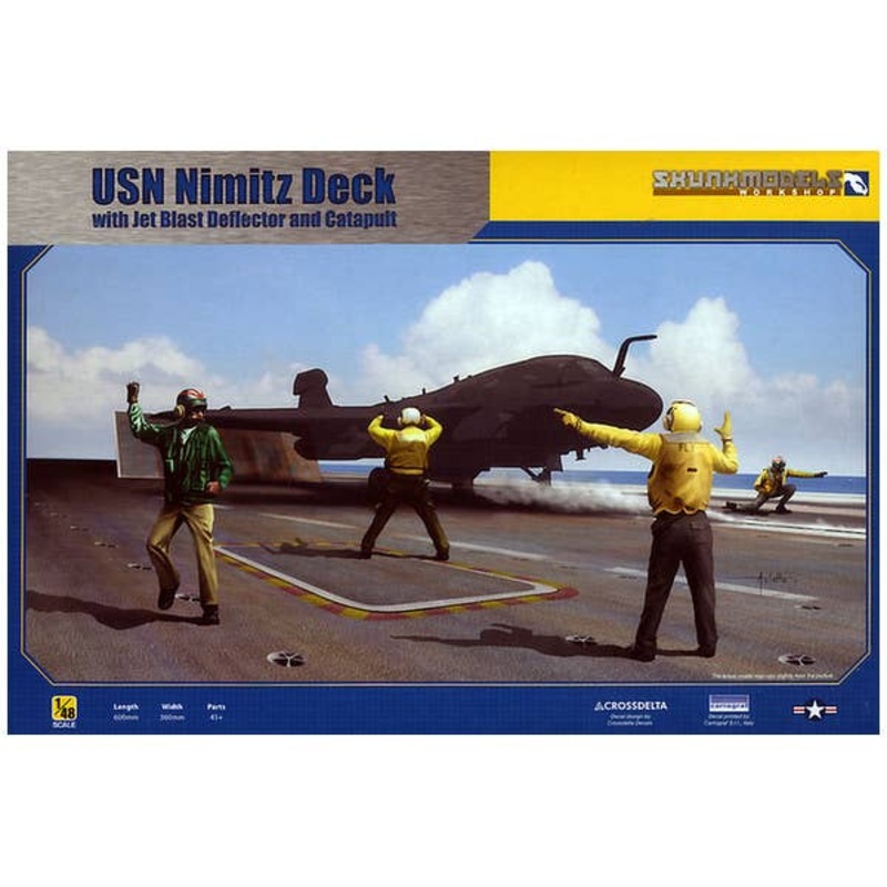 1/48 USN Nimitz Deck with Jet Blast Deflector and Catapult