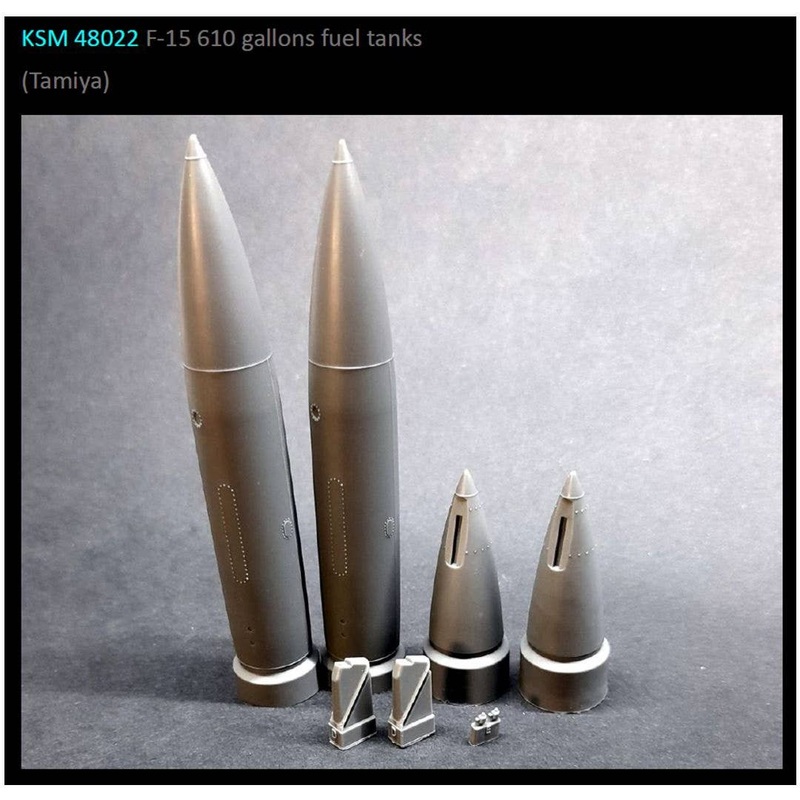 1/48 F-15 610 gallon fuel tanks