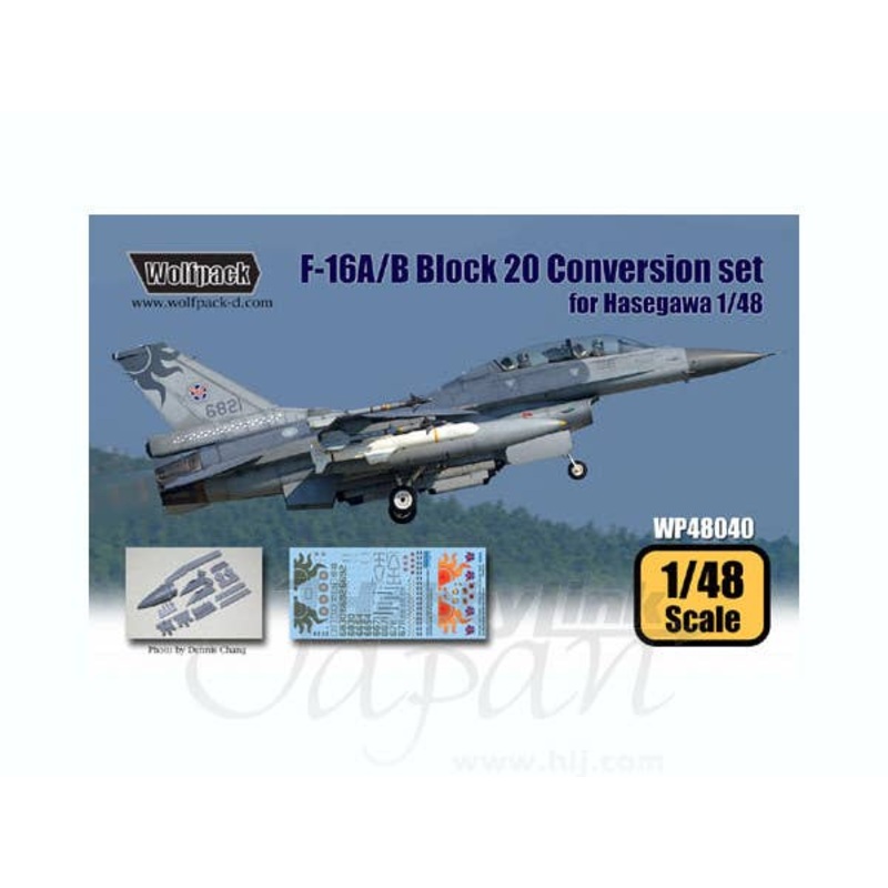 1/48 F-16A/B Block 20 Conversion Set (for Hasegawa)
