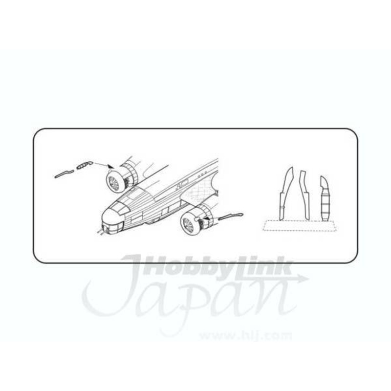 1/48 Wellington Mk.IC Exhaust Stubs for Trumpeter