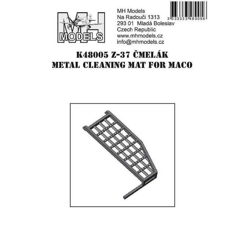 1/48 Z-37 Cmelak Metal Cleaning Mat, for Maco