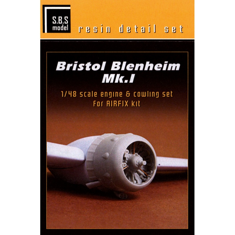 1/48 Bristol Blenheim Mk. I Engine & Cowling Set (for Airfix)