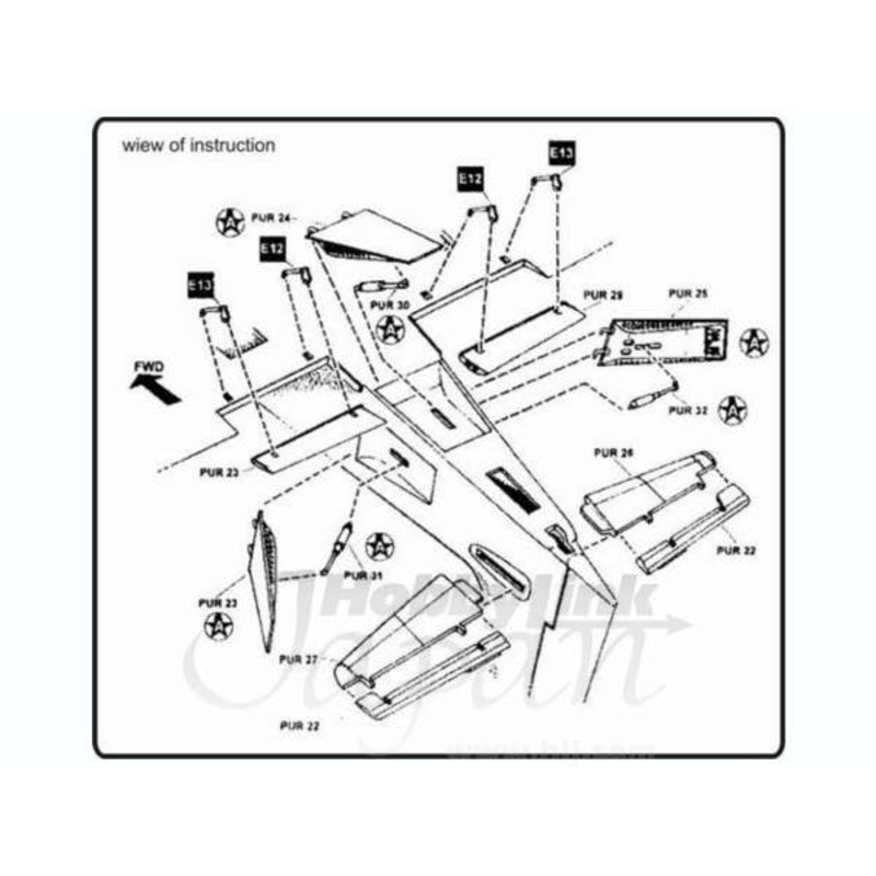 1/48 A-1H Skyraider Detail Set for Tamiya