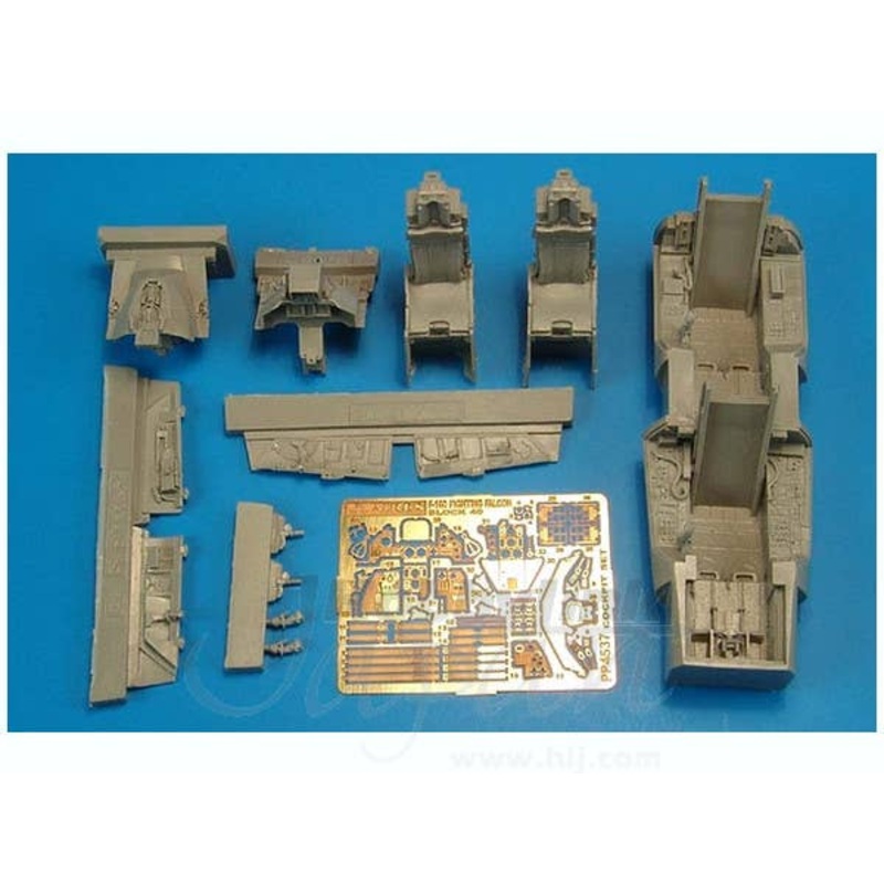 1/48 F-16D Block 40 Cockpit Set (for Kinetic)