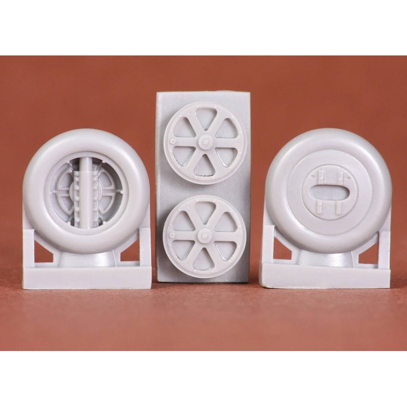 1/48 Gloster Gladiator Wheel Set (Spoked) (for Merit, Roden, Eduard)
