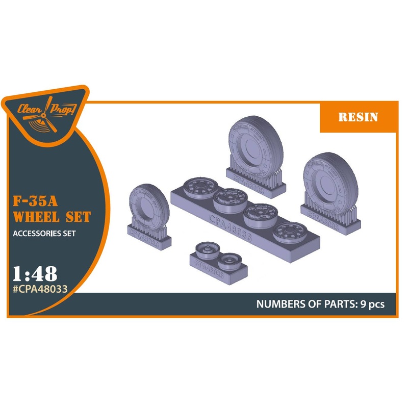 1/48 F-35A wheel set