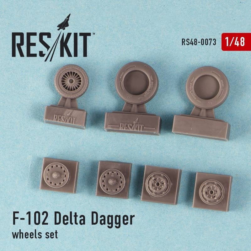 1/48 F-102 Delta Dagger Wheel Set (for Revell)