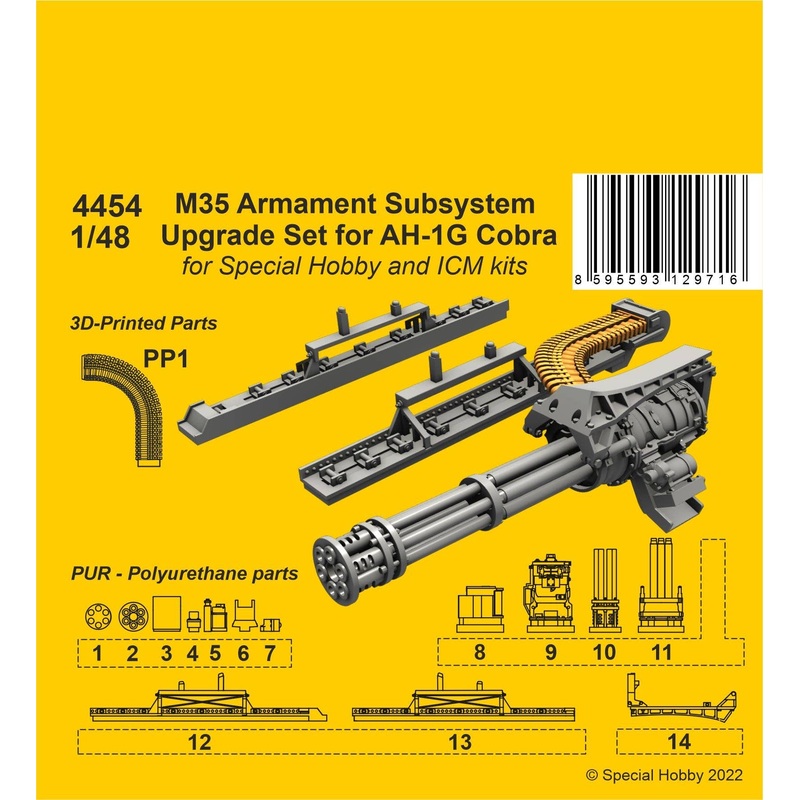 1/48 M35 Armament Subsystem Upgrade Set for AH-1G Cobra