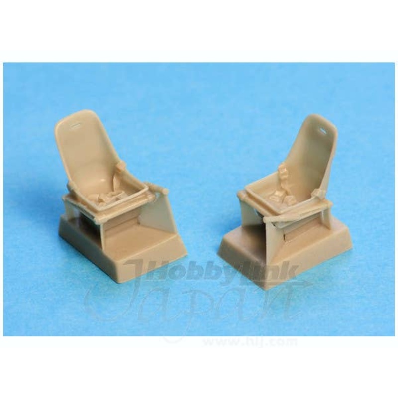 1/48 Messerschmitt Bf109E Seats with Molded Hamess