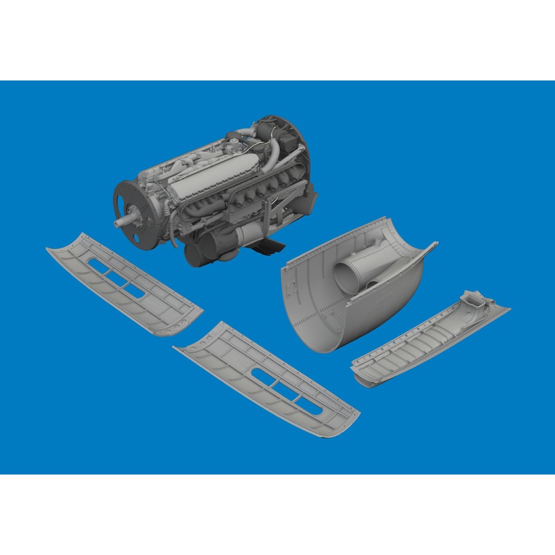 1/48 P-40E engine