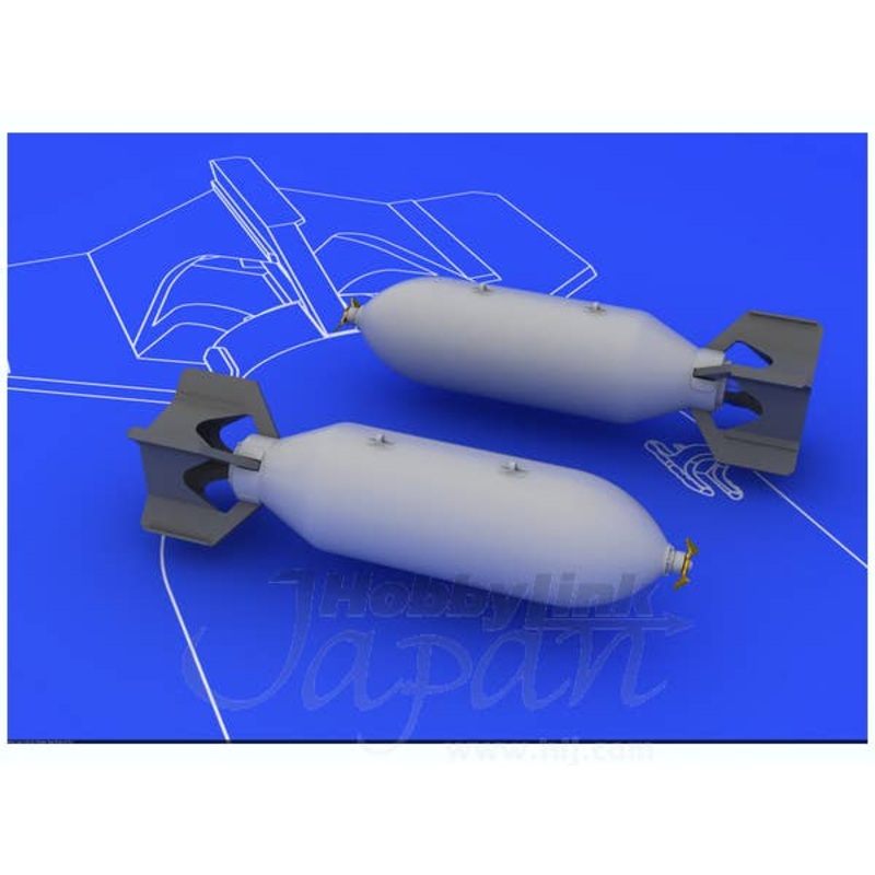 1/48 US 500lb bombs (2 pcs)