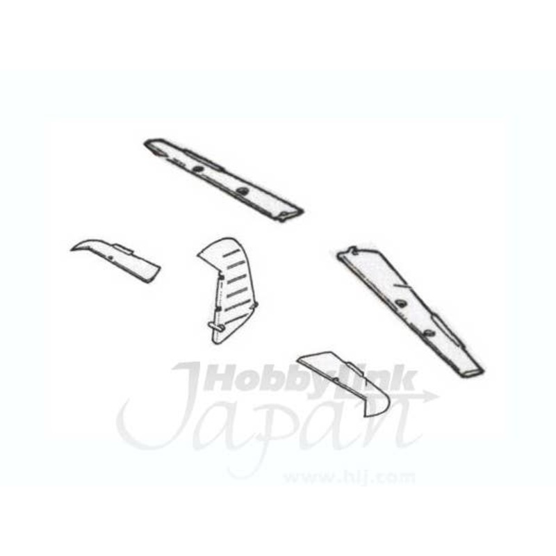 1/48 Messerschmitt Bf109K Control Surfaces Set (for Hasegawa)