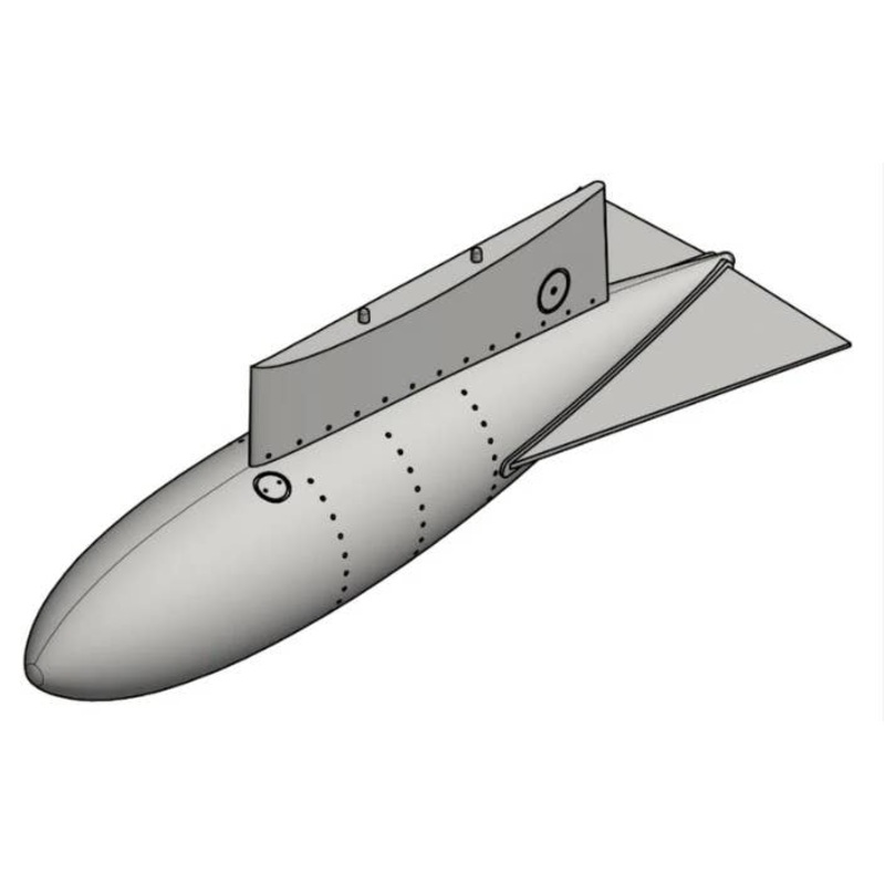 1/48 SAAB 29 Tunnan Drop Tank type 1 with fins