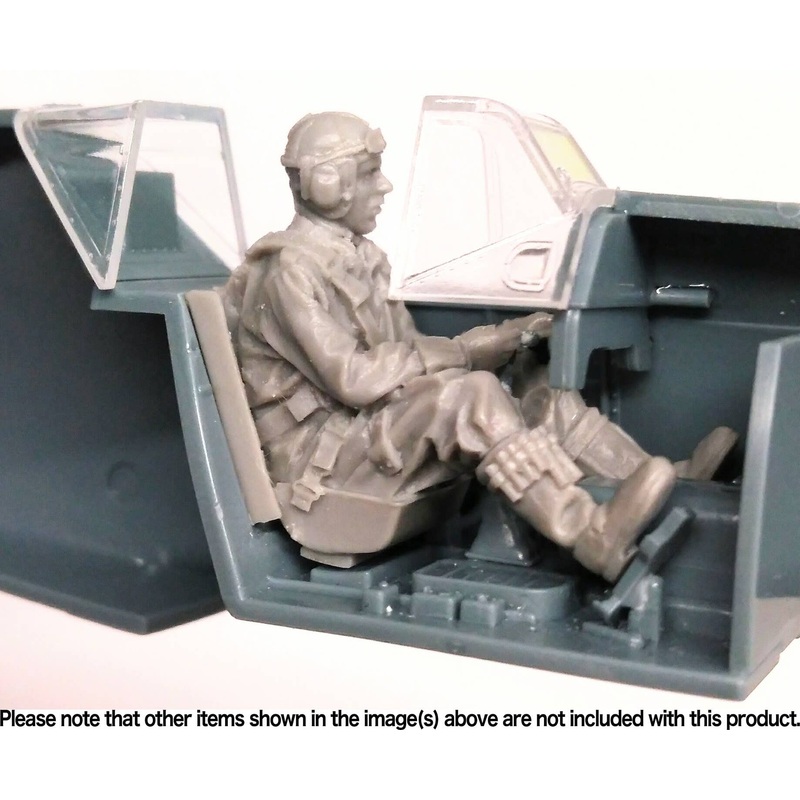 1/48 Bf 109G German Seated Pilot (for Eduard Kits)