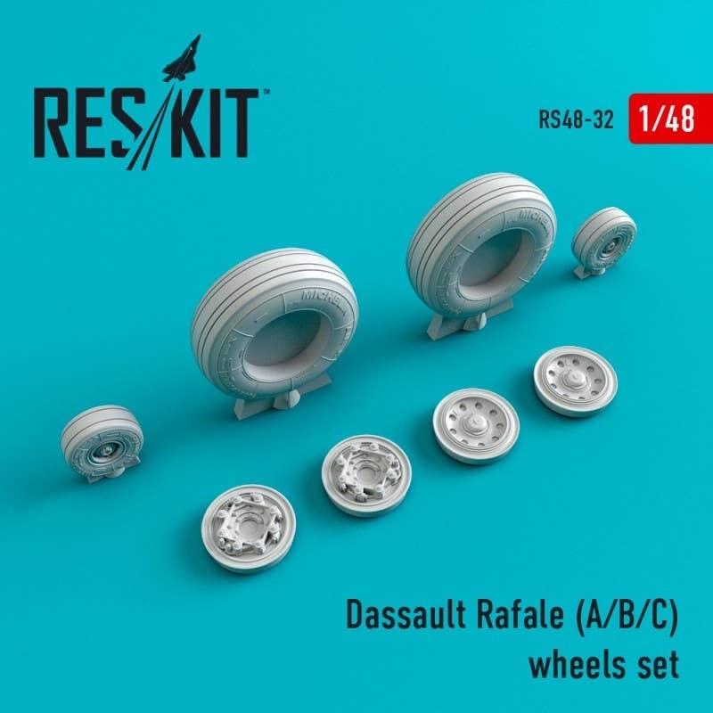 1/48 Dassault Rafale (A/B/C) Wheels Set