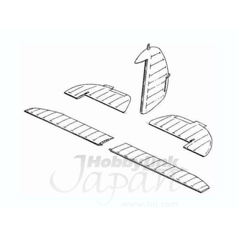 1/48 Hurricane Control Surfaces Set for Hasegawa
